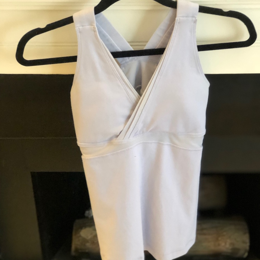 Lululemon Racerback Padded Tank Light Blue - Picture 2 of 8